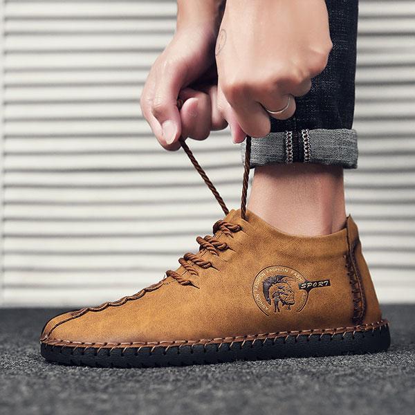 FansGemacht Männer Winter Stiefeletten Anti-Rutsch Leichte  Booties