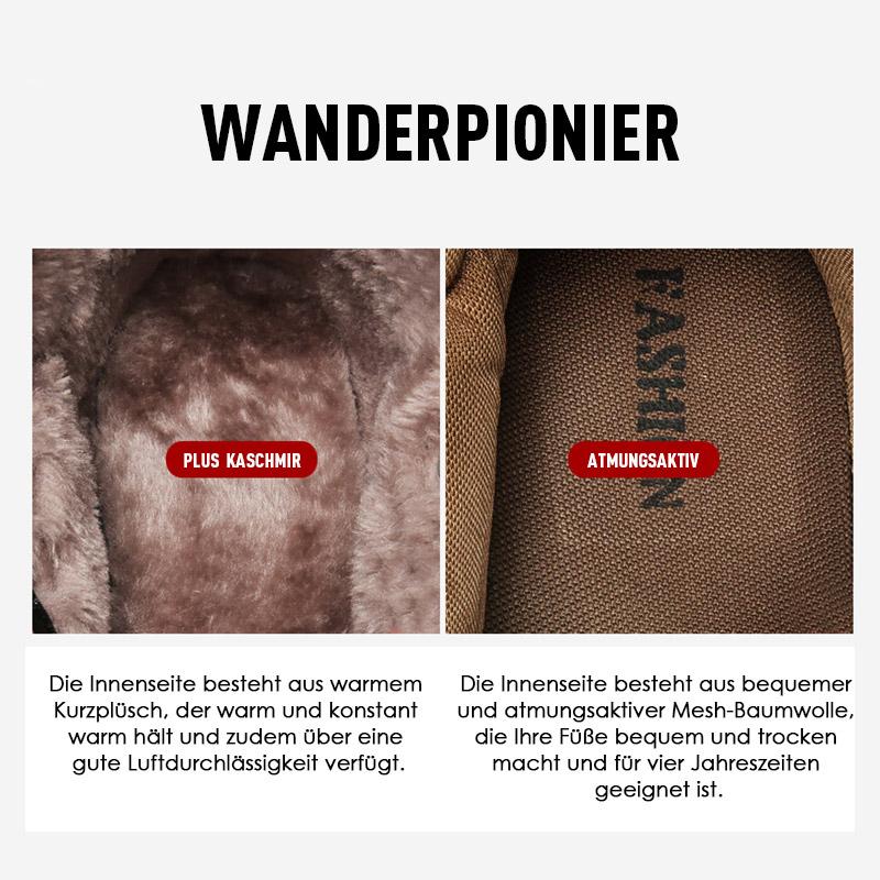 Fansgemacht Winter High-Top mit dicken Sohlen warme Baumwollstiefel Herrenschuhe