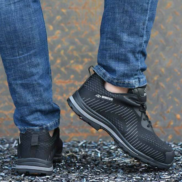 Leichte Sicherheits Schuhe Für Männer Stahl Kappe Kugelsichere Zwischensohle Anti-punktion Wandern Turnschuhe Industrielle Sicherheit Arbeit Schuhe