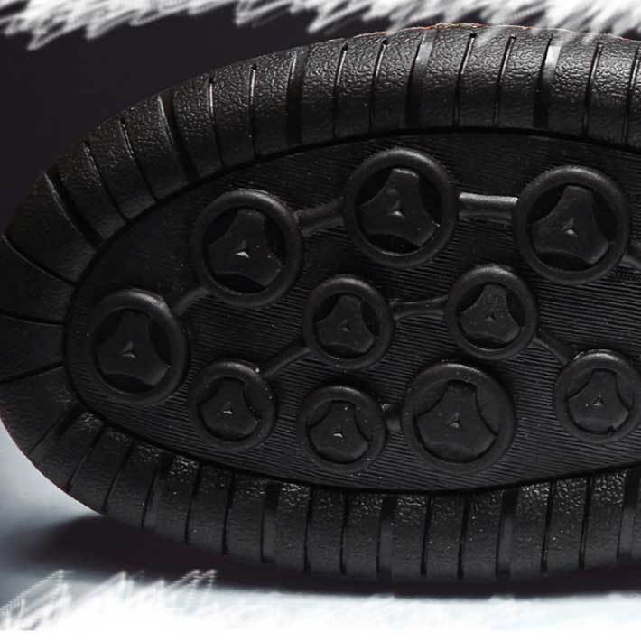 FansGemacht Männer Schnee Stiefel Winter Plüsch Warme Männer Motorrad Stiefel Lace-Up Non-slip