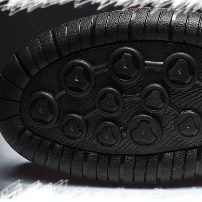 FansGemacht Männer Schnee Stiefel Winter Plüsch Warme Männer Motorrad Stiefel Lace-Up Non-slip