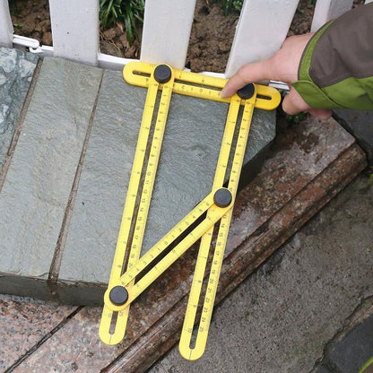 Fansgemacht Faltregel zur Messung mehrerer Winkel Aluminiumlegierung