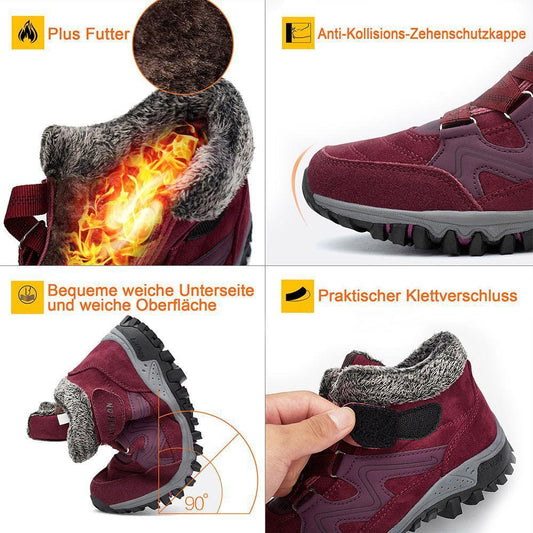 Fansgemacht Liebespaar warme Pelzfutter Schneeschuhe
