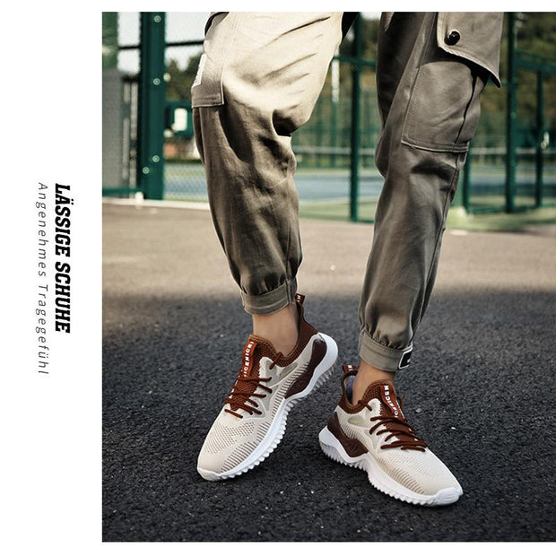 FansGemacht Alpha Coconut Schuhe fliegende gewebte Turnschuhe Herren Laufschuhe