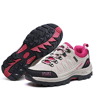 Skurab Wanderschuhe Trekking Schuhe Herren Damen Sports Outdoor Hiking Sneaker Armee Grün Blau Schwarz Grau 36-48