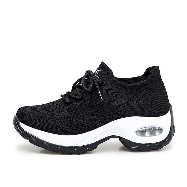 Women's Flying Woven Non-slip Breathable Comfortable  Shoes