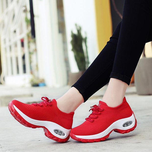 Women's Flying Woven Non-slip Breathable Comfortable  Shoes