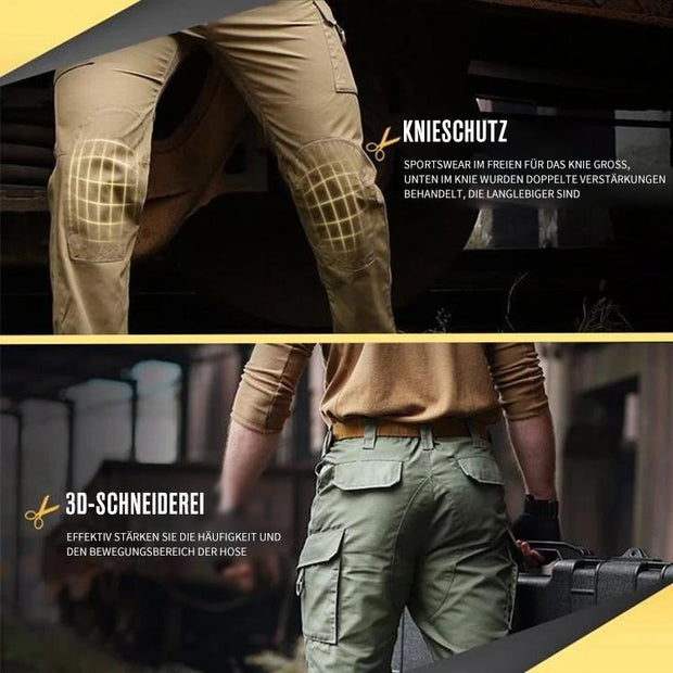 Fansgemacht Herren Cargo Pant,Männer Wasserdichte Hosen mit Tasche Militär