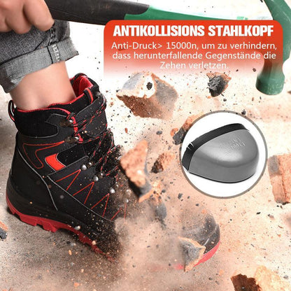 FansGemacht S3 Anti-Smash, Anti-Verschleiß und wasserdichte Arbeitsstiefel