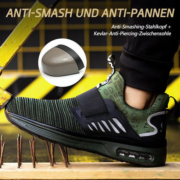 fansgemacht Leichte Anti-Smashing Anti-Pannen Sicherheitsschuhe