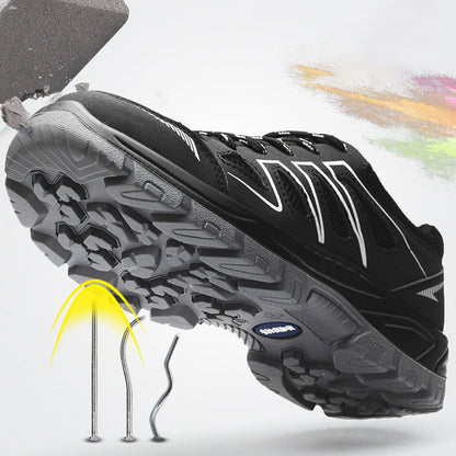 Männer Stahl Kappe Outdoor Arbeits Schuhe Casual Schutz Schuhe