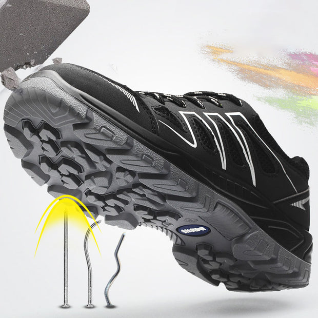 Männer Stahl Kappe Outdoor Arbeits Schuhe Casual Schutz Schuhe