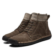 fansgemacht Winter-High-Top-Herren plus samtwarme Martin-Stiefel