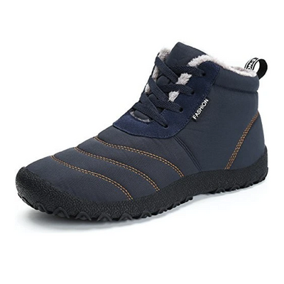 Sakurab Herren Damen Winterschuhe Warm Gefüttert Winter Stiefel Kurz Schnür Boots Schneestiefel Outdoor Freizeit Schuhe