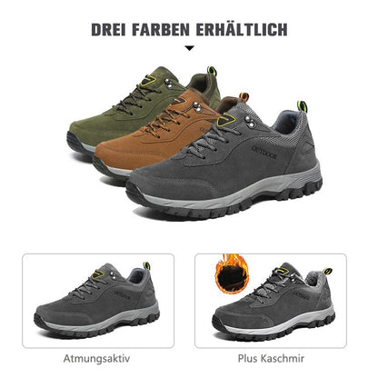 Fansgemacht Winter Outdoor Wärme und Samt rutschfeste abriebfeste Baumwollschuhe Wanderschuhe