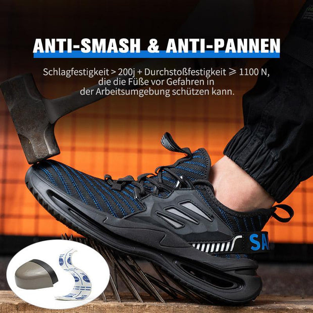FansGemacht Anti-Smash-, Anti-Stich- und Anti-Rutsch-Sicherheitsschuhe