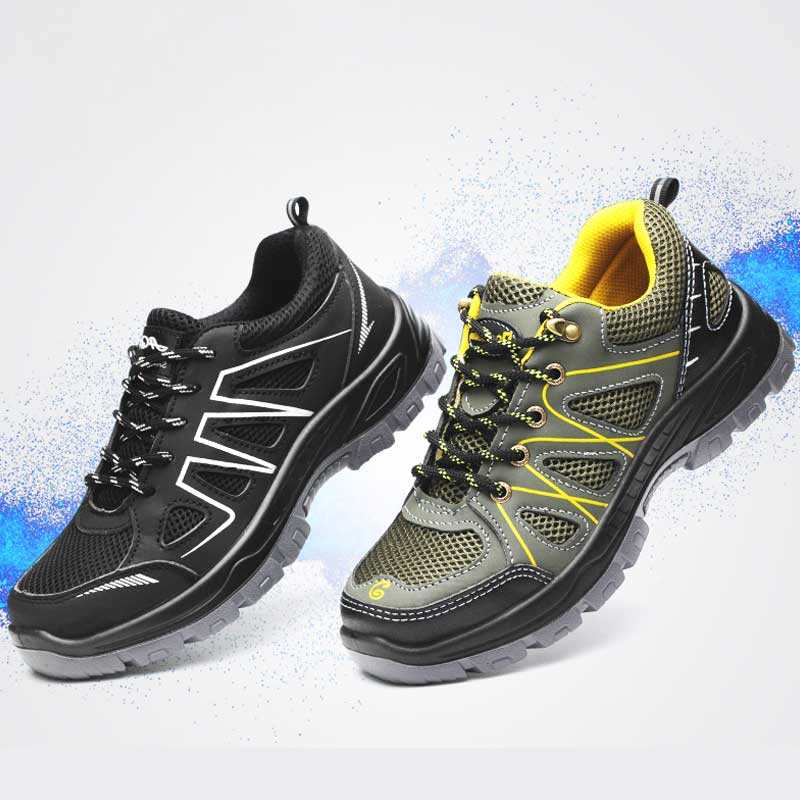 Männer Stahl Kappe Outdoor Arbeits Schuhe Casual Schutz Schuhe