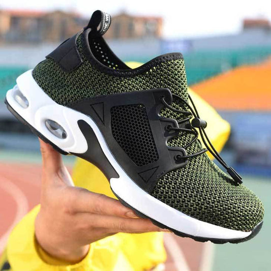 Atmungs Arbeit Arbeit Schuhe Stahl Kappe Kappe Auswirkungen-beständig Industrielle Sicherheit Schuhe