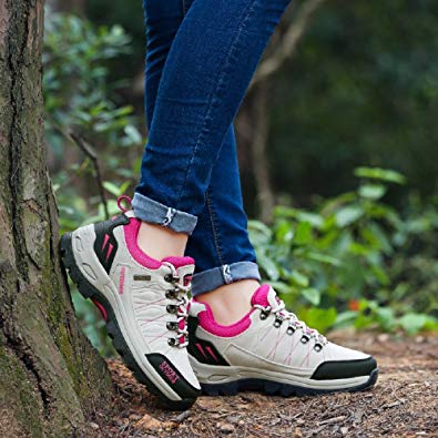 Skurab Wanderschuhe Trekking Schuhe Herren Damen Sports Outdoor Hiking Sneaker Armee Grün Blau Schwarz Grau 36-48