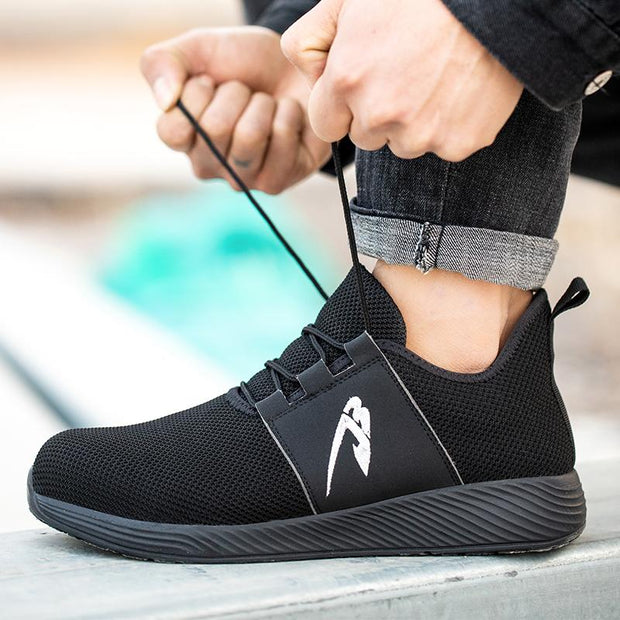 FansGemacht Anti-Smashing, atmungsaktive, leichte und modische Schutzschuhe