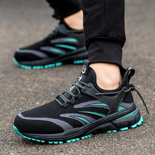 FansGemacht Superleichte atmungsaktive rutschfeste Schutzschuhe Arbeitsschuhe