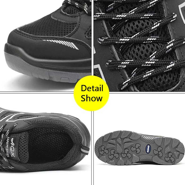 Männer Stahl Kappe Outdoor Arbeits Schuhe Casual Schutz Schuhe