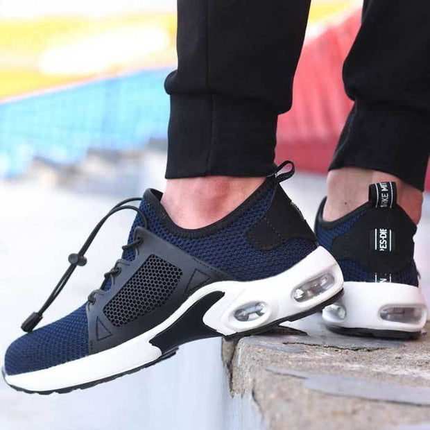 Atmungs Arbeit Arbeit Schuhe Stahl Kappe Kappe Auswirkungen-beständig Industrielle Sicherheit Schuhe