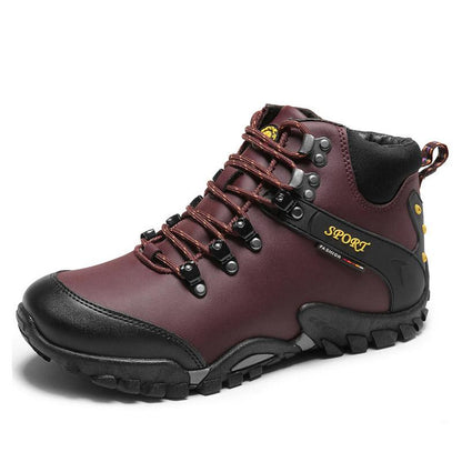 Fansgemacht Winter High-Top mit dicken Sohlen warme Baumwollstiefel Herrenschuhe