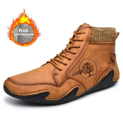 FansGemacht New Style Casual plus Baumwollschnürstiefel für Herren
