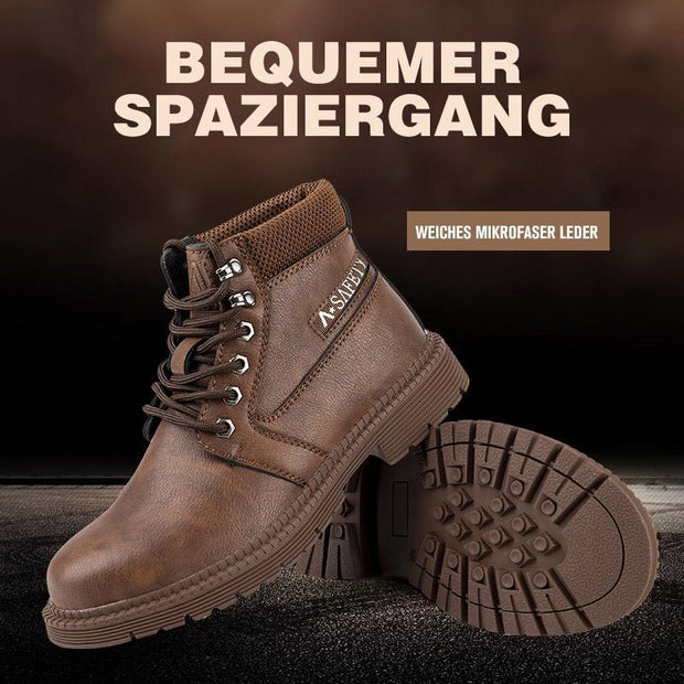 Fansgemacht S3 Wasserdichte, bruchsichere und verschleißfeste Herrenschutzstiefel