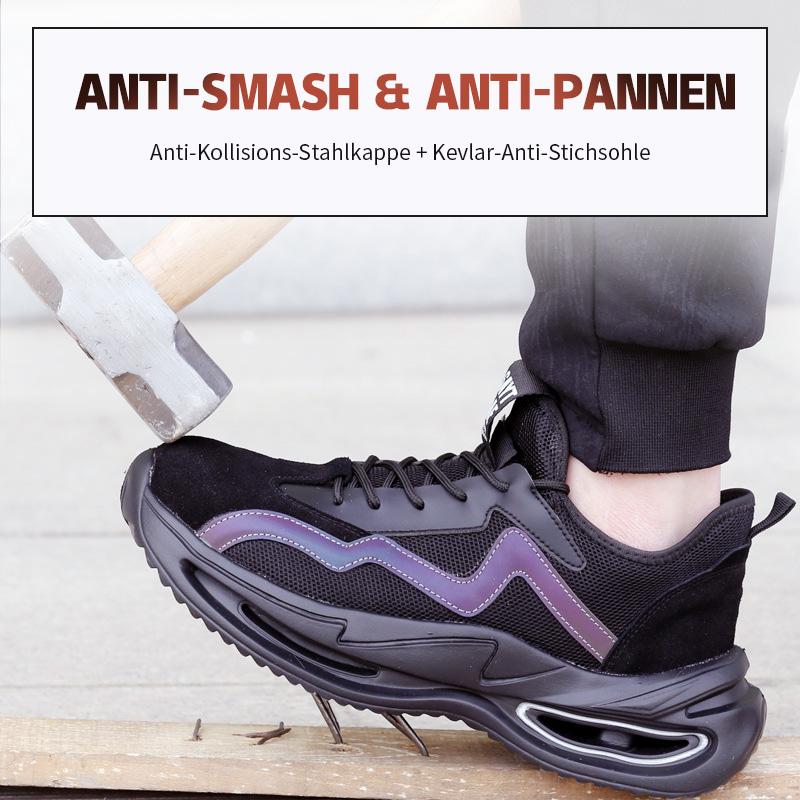 FansGemacht Atmungsaktive, leichte Arbeitsschuhe für Herren und Damen im Sommer, bruch- und durchstichfest