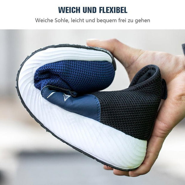 FansGemacht Anti-Smashing, atmungsaktive, leichte und modische Schutzschuhe