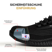 Fansgemacht Winter pannensichere rutschfeste Herrenschuhe