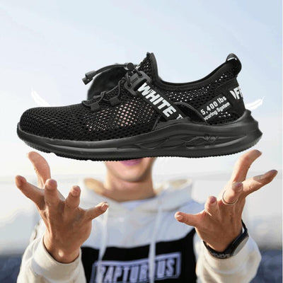 FansGemacht Herren Ultra Stahl kappe Arbeit Stiefel Sicherheit Schuhe