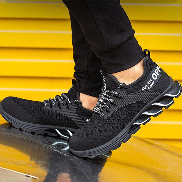 FansGemacht Modische atmungsaktive Anti-Smashing-Sportschutzschuhe