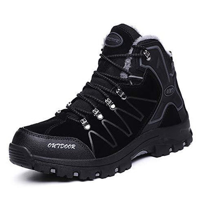 FansGemacht Winter Stiefel Herren Schnee Stiefel Wasserdichte Warm Gefütterte Knöchelstiefel Outdoor-Stiefel