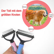 Sakurab Hundesalon Doppelseitiger Kamm