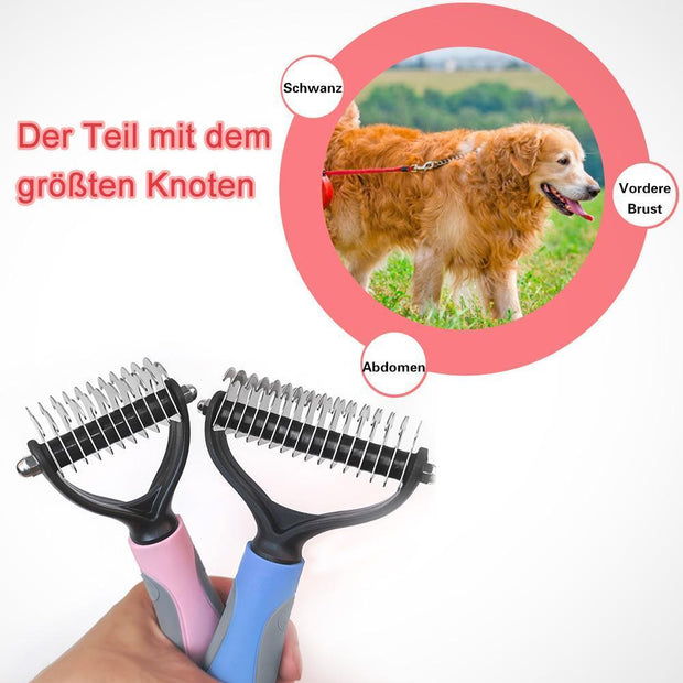 Sakurab Hundesalon Doppelseitiger Kamm