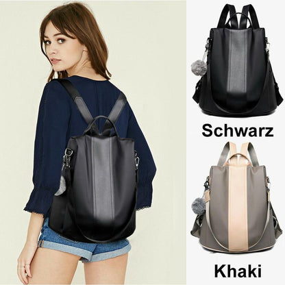 FANSGEMACHT Antidiebstahle Doppelschultertasche