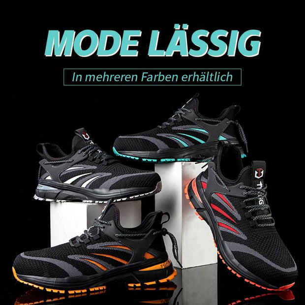 FansGemacht Superleichte atmungsaktive rutschfeste Schutzschuhe Arbeitsschuhe