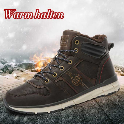 Winter Herren verdickt und Samt Schneeschuhe rutschfest