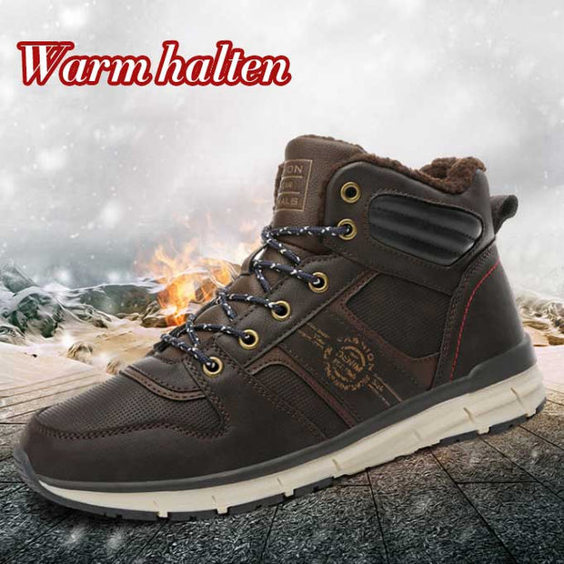 Winter Herren verdickt und Samt Schneeschuhe rutschfest