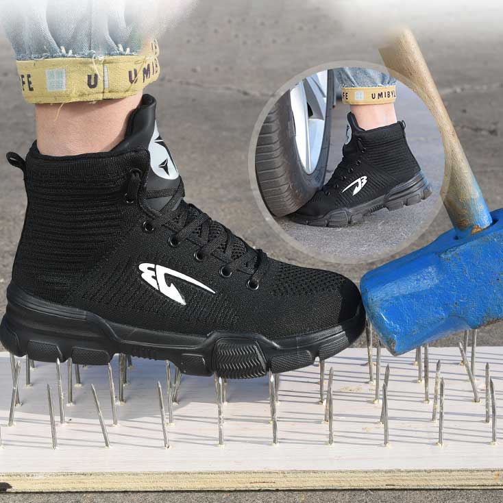 fansgemacht Neuer verschleißfester Arbeitsschutzschuh gegen Zertrümmern