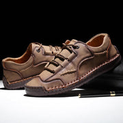 FansgemachtLässige handgefertigte Lederschuhe mit weicher Sohle