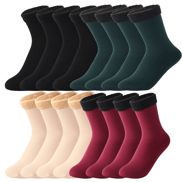 CozyFit - Damen-Winter-Samt-Socken