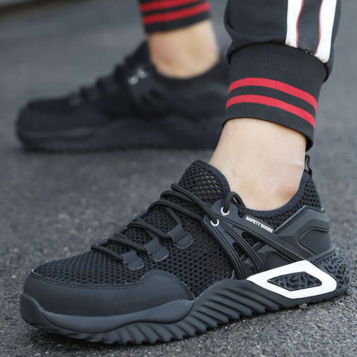 FansGemacht Sommer neue Anti-Smashing atmungsaktive Arbeitsschutzschuhe