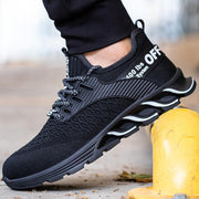 FansGemacht Modische atmungsaktive Anti-Smashing-Sportschutzschuhe