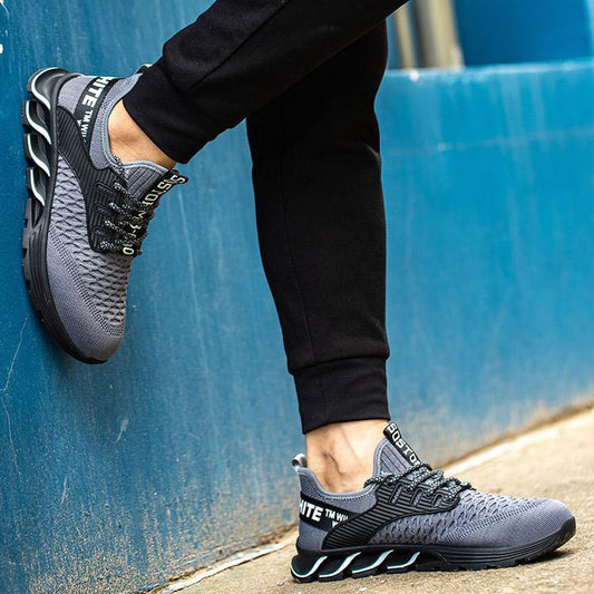 FansGemacht Modische atmungsaktive Anti-Smashing-Sportschutzschuhe