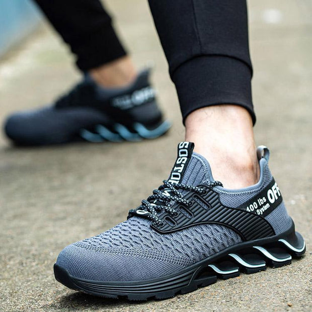 FansGemacht Modische atmungsaktive Anti-Smashing-Sportschutzschuhe