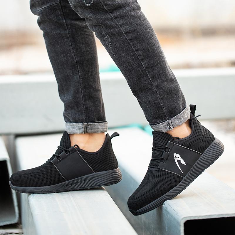 FansGemacht Anti-Smashing, atmungsaktive, leichte und modische Schutzschuhe